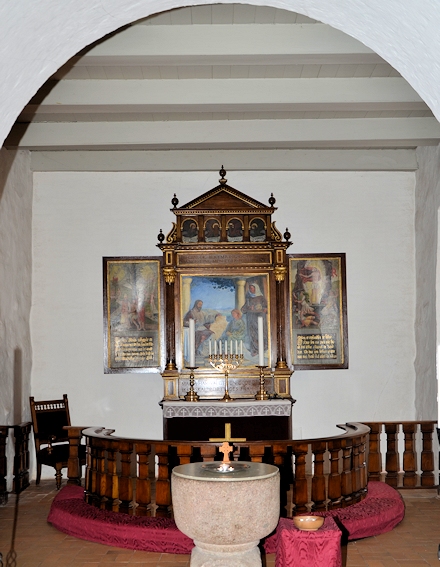 Endelave Kirke,  Horsens Provsti. All  copyright Jens Kinkel