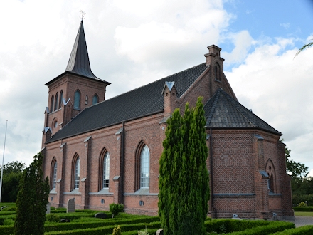 Serridslev Kirke,  Horsens Provsti. All © copyright Jens Kinkel