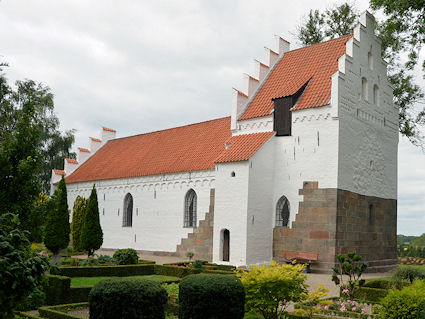 Ellested Kirke, Nyborg Provsti. All  copyright Jens Kinkel