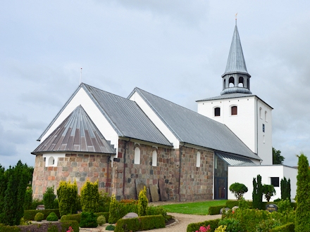 Hedensted Kirke,  Hedensted Provsti. All  copyright Jens Kinkel