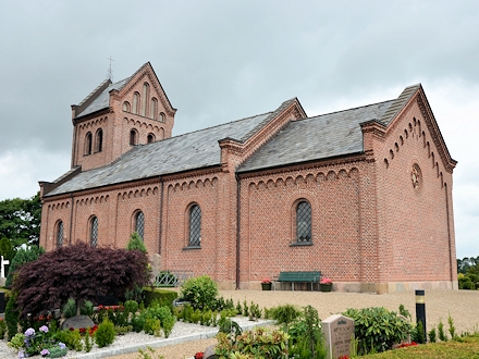 Langskov Kirke,  Hedensted Provsti. All  copyright Jens Kinkel