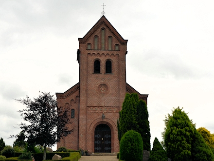 Langskov Kirke,  Hedensted Provsti. All  copyright Jens Kinkel