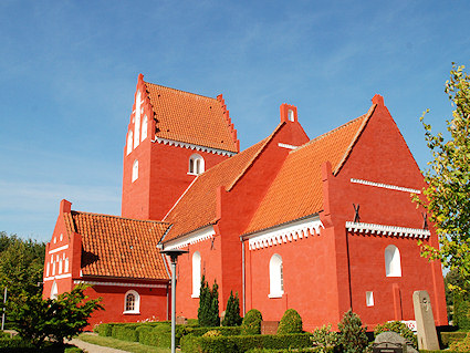 Fjelde Kirke, All  copyright Jens Kinkel