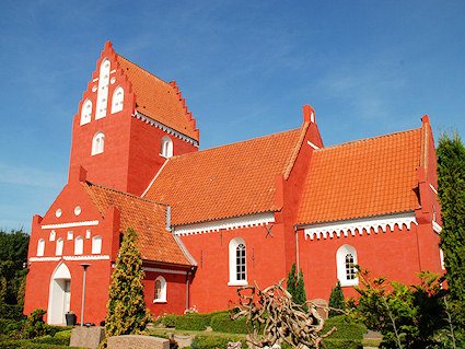 Fjelde Kirke, All  copyright Jens Kinkel