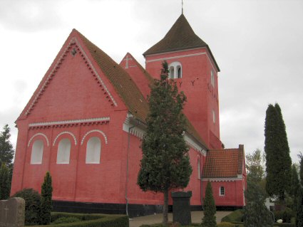 Vbensted Kirke, Lolland sterr Provsti. All  copyright Jens Kinkel