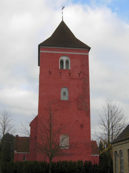 Vbensted Kirke, Lolland sterr Provsti. All  copyright Jens Kinkel