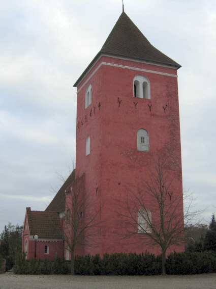 Vbensted Kirke, Lolland sterr Provsti. All  copyright Jens Kinkel