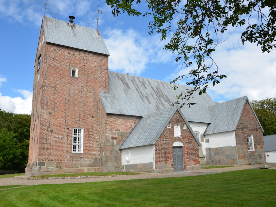 Hjer Kirke, Tnder Provsti. All  copyright Jens Kinkel